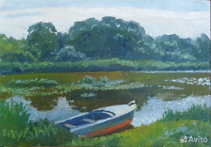 Этюд с лодкой