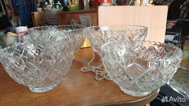 Салатник хрустальный