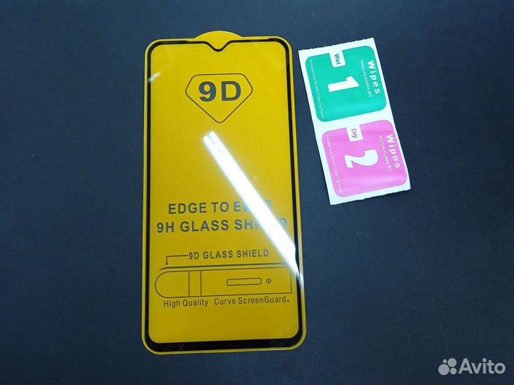 Защитное стекло на Samsung A10/A10s/M10 чёрное