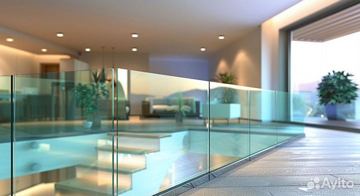 Стеклянное ограждение