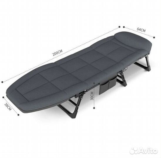 Раскладушка туристическая кровать походная