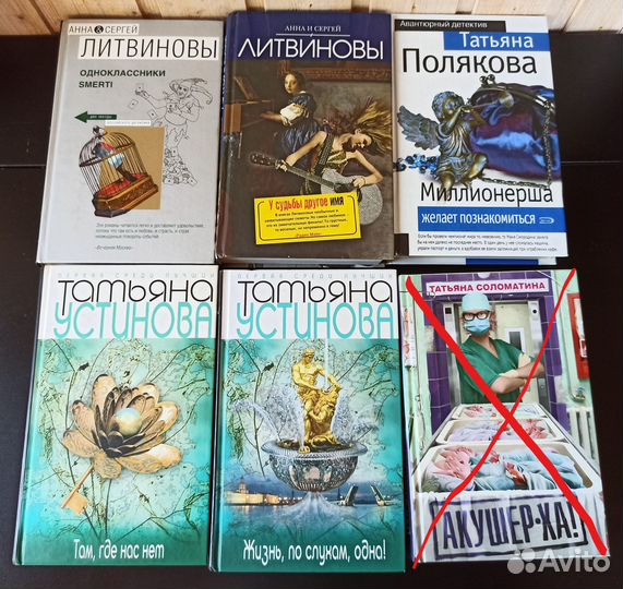 Книги. Литвиновы, Полякова, Устинова, Акунин
