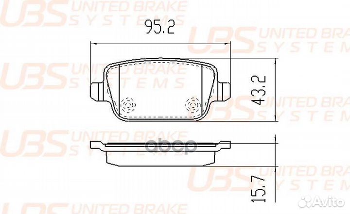 Тормозные колодки ford galaxy 08/11/mondeo IV