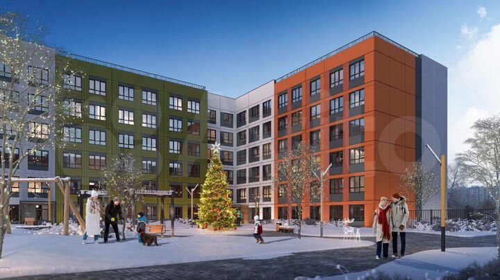 2-к. квартира, 49,2 м², 1/6 эт.