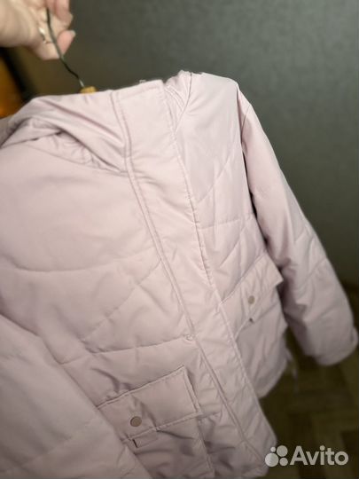 Розовая куртка S М
