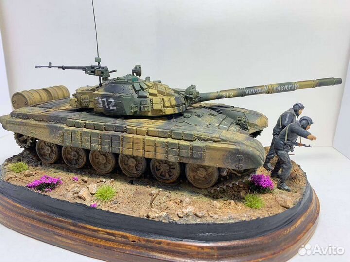 Диорама танк Т-72