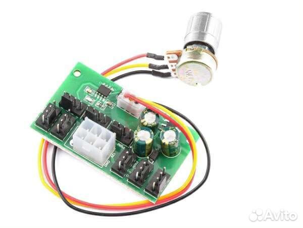 Реобас для вентиляторов, регулятор оборотов 6 пин