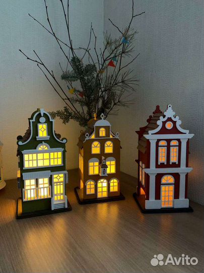 Чайный домик светильник голландский
