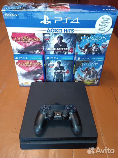 Новая игровая приставка Sony PS4 Slim 1TB