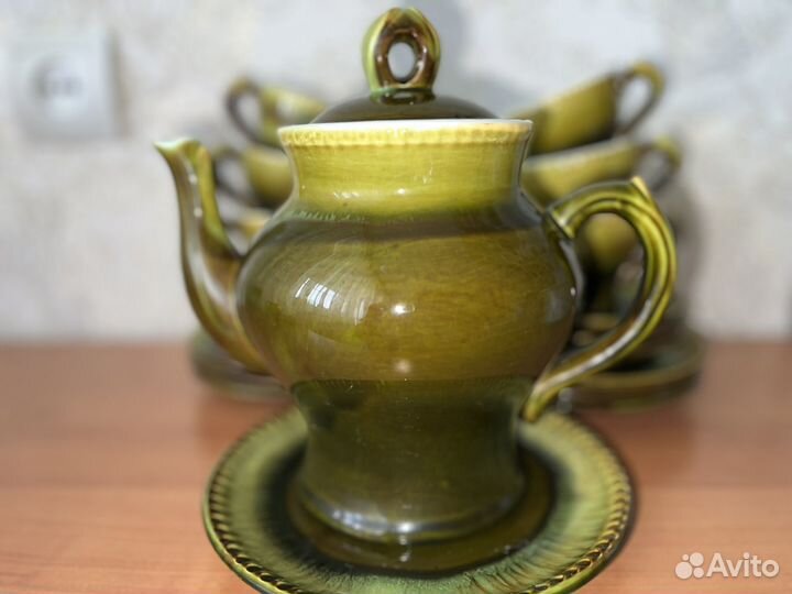 Кофейный сервис СССР 6 чашек 6 блюдц