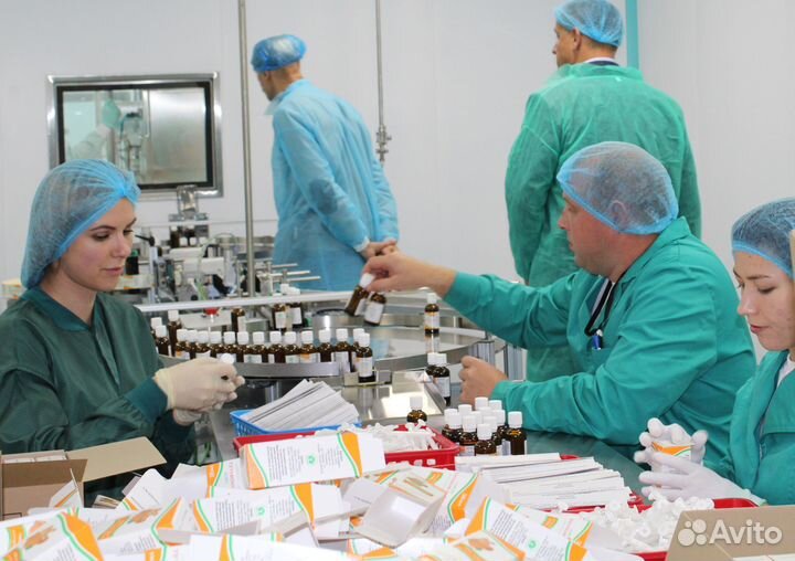 Упаковщица на производство фармацевтики