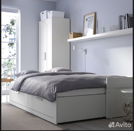 Кровать IKEA brimnes