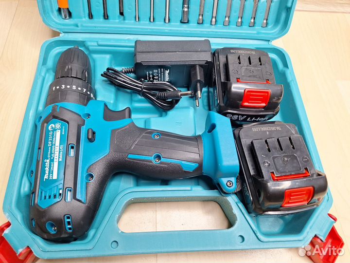 Шуруповерт makita 26 вольт в кейсе