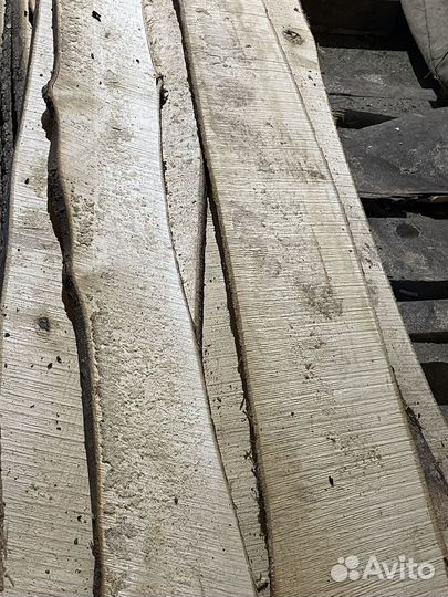 Доска необрезная липа сухая