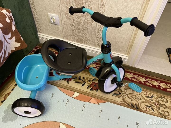 Машинка-каталка+велосипед трехколесный