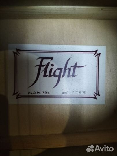 Гитара flight f230c WR акустическая