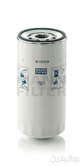 Mann-filter W 1170/9 Фильтр масляный