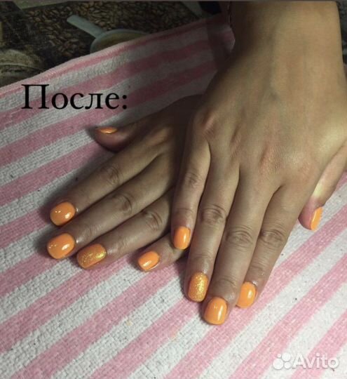 Маникюр гель лак