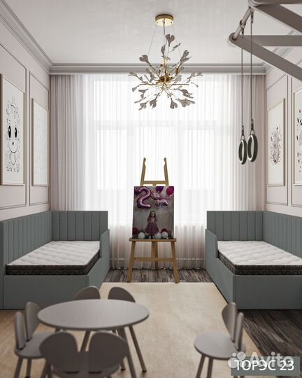 Детская кровать 80/160 с матрасом