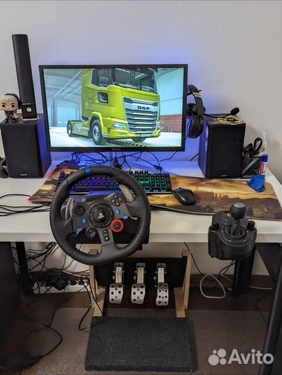 Руль Logitech g29 + shifter (кпп)