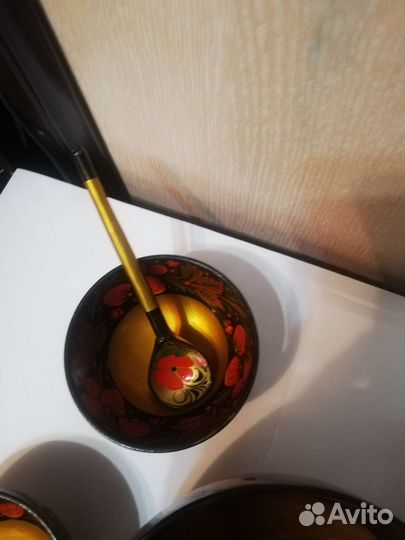 Хохлома, набор для варенья