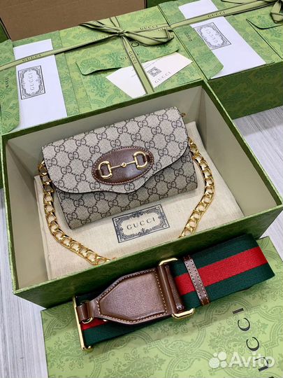 Сумка клатч Gucci Horsebit 1955 mini
