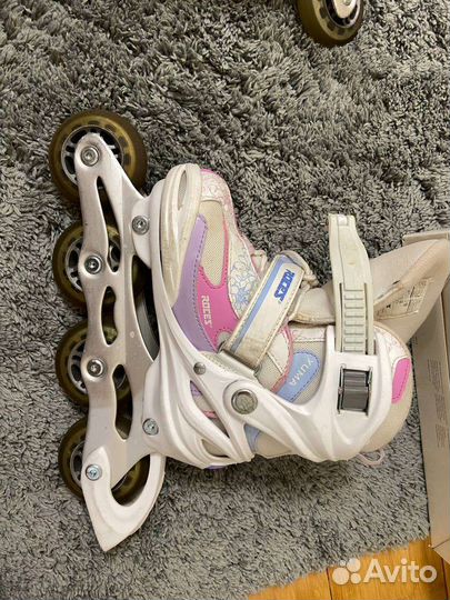 Детские ролики и защита 32 35