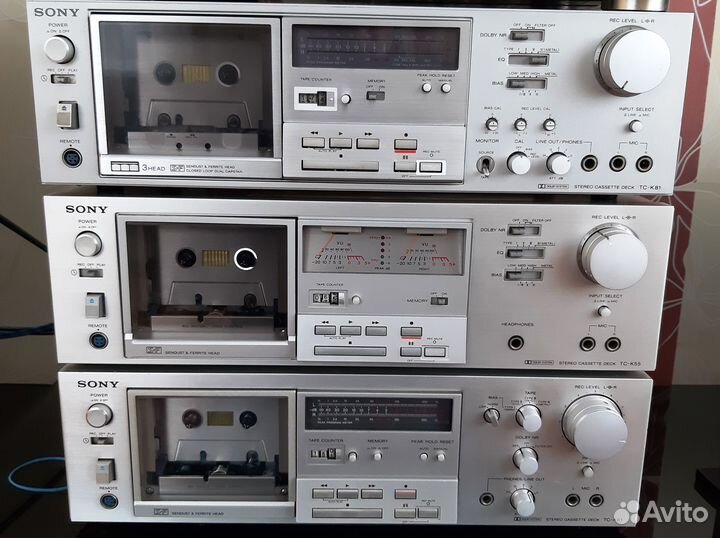 Идлеры для дек Sony TC-K55,61,65,71,75,81