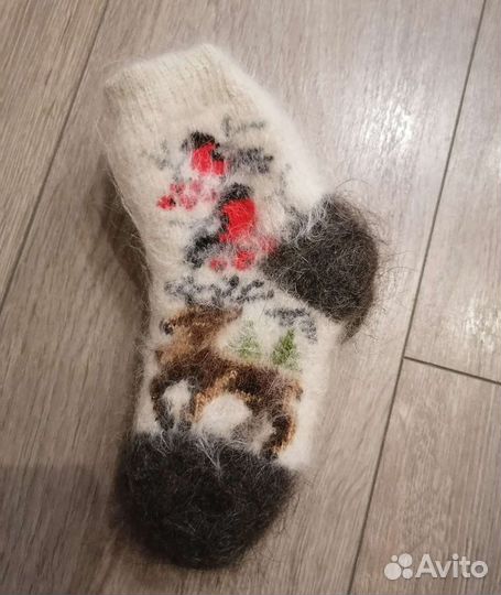 Носки шерстяные натуральная шерсть новые зима
