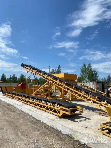 Ленточный конвейер желобчатый кл-650/15м