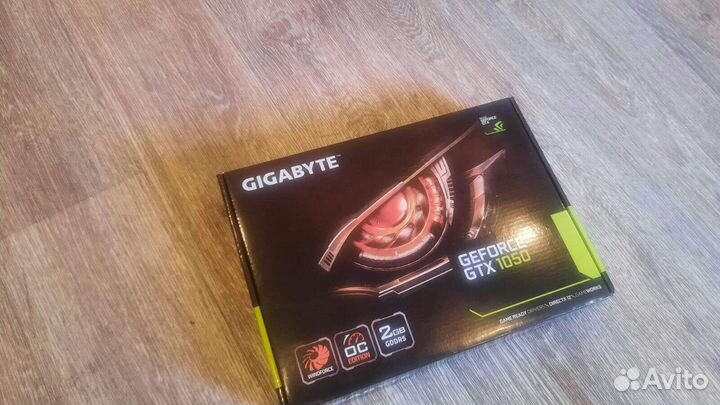 Коробка от видеокарты GTX 1050