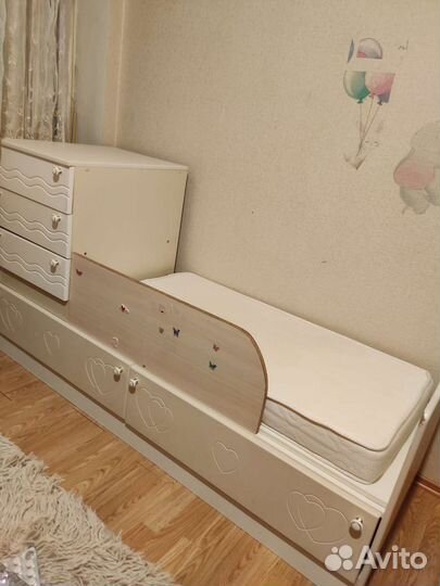 Детская кровать люлька с матрасом