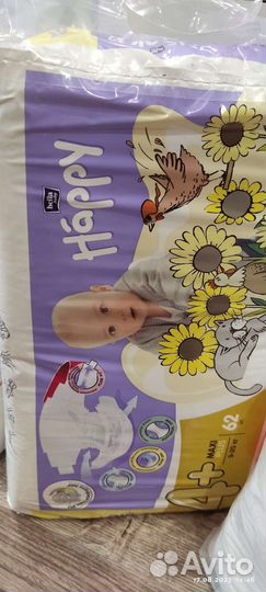 Подгузники Happy 4+