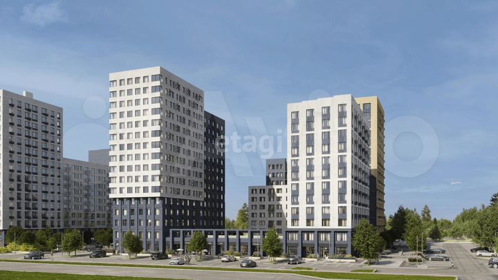 3-к. квартира, 66,2 м², 15/16 эт.