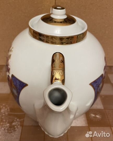 Заварочный чайник большой, фарфор СССР