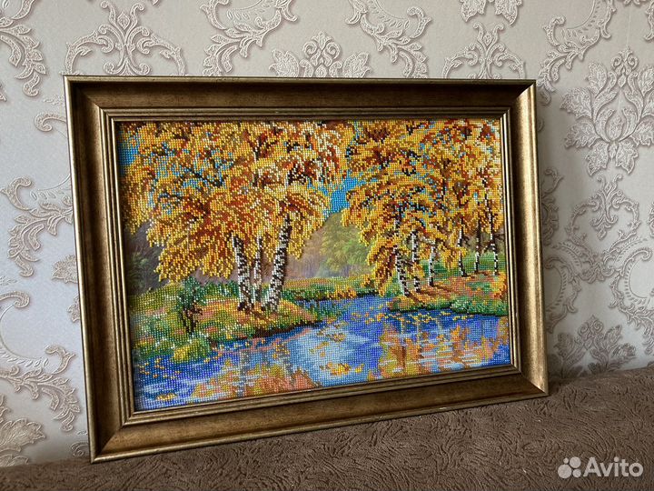 Картины вышитые бисером