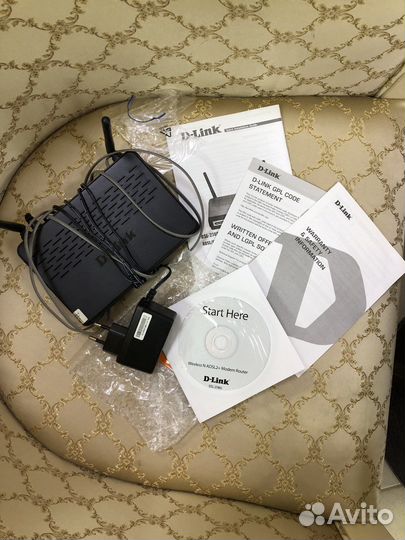 WiFi роутер (маршрутизатор) D-Link DSL-2740U