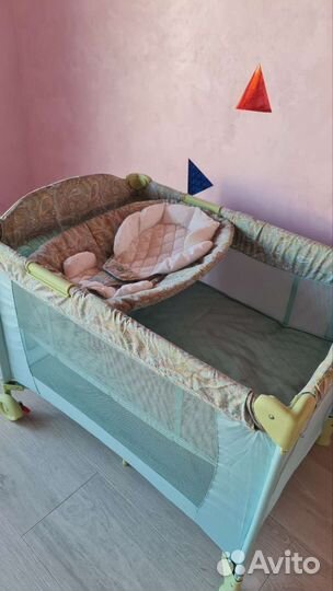 Манеж-кровать hb