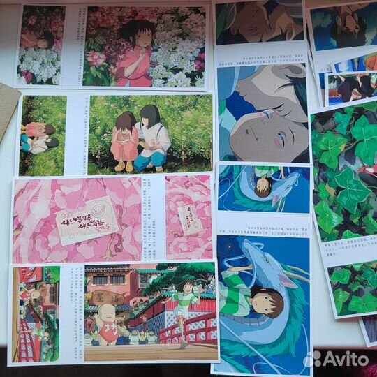 Аниме открытки карточки Хайяо Миядзаки