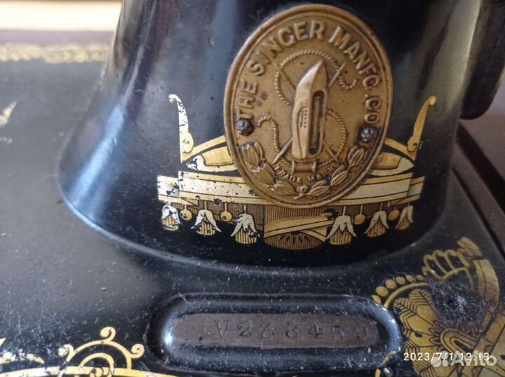 Швейная машинка зингер антикварная