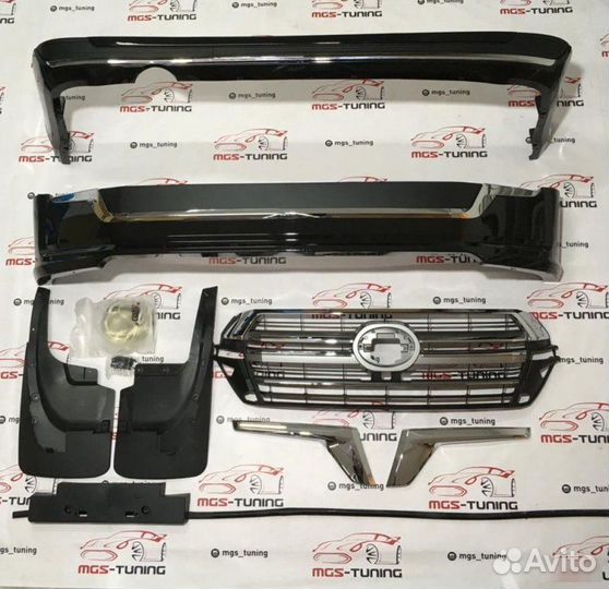 Обвес Executive Lounge на Land Cruiser 200 черный