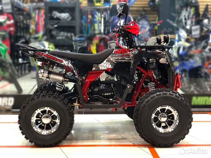 Квадроцикл Wels Thunder Evo X St Чёрный
