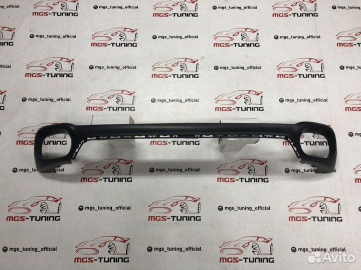 Диффузор бампера под насадки 5.0 BMW X6 f16