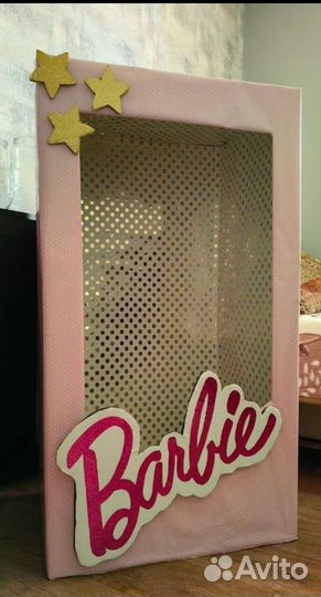 Коробка барби фотозона