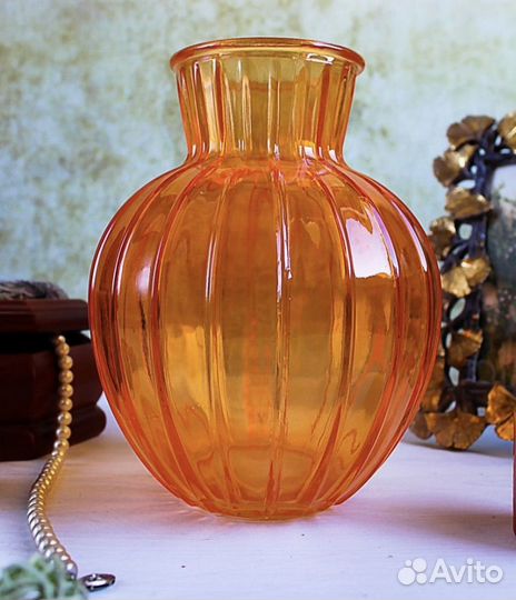 Ваза стеклянная новая