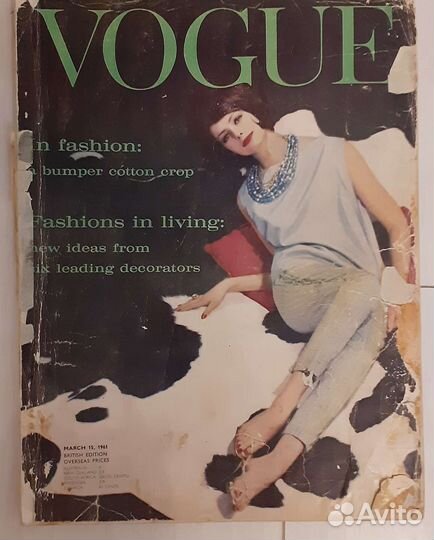 Журнал Vogue Australia ретро винтаж