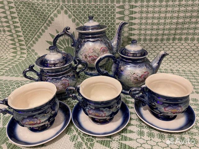 Набор чайный сервиз 9 предметов