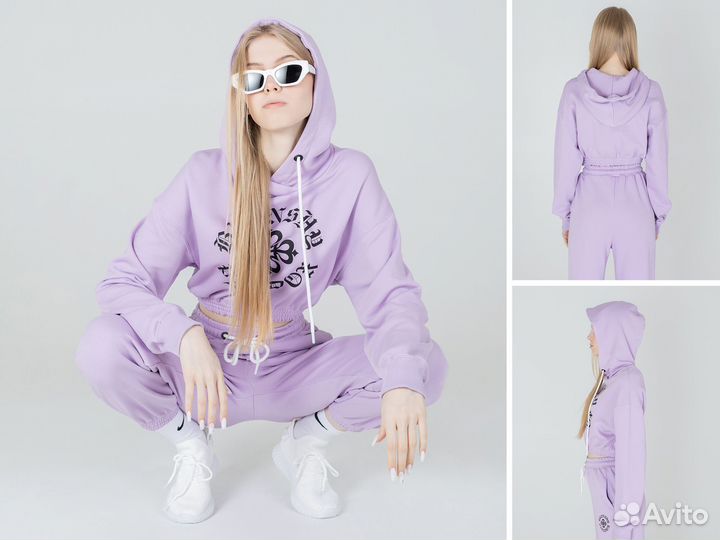 Худи лиловое