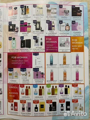 Духи еssens мужские и женский