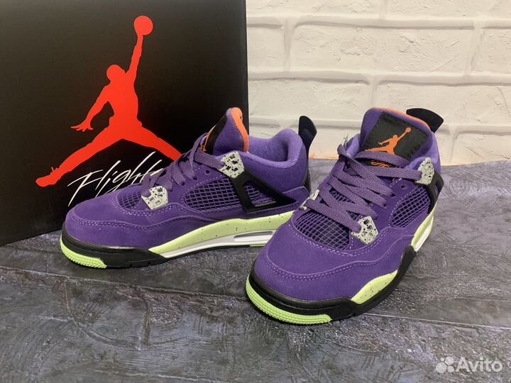 Кроссовки nike air Jordan 4 Retro Canyon Purple